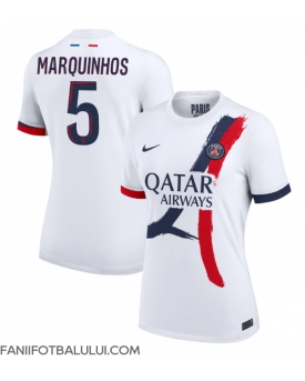Paris Saint-Germain Marquinhos #5 Tricou Fotbal Replică 2024-25 Femei Deplasare